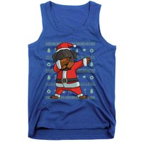 Dabbing Rottweiler Gift Funny Christmas Gift Tank Top