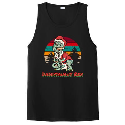 Daddysaurus Rex Gift Matching Pajama Christmas Dinosaur Great Gift PosiCharge Competitor Tank