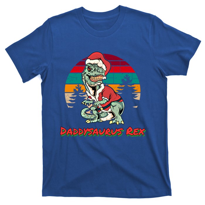 Daddysaurus Rex Gift Matching Pajama Christmas Dinosaur Great Gift T-Shirt