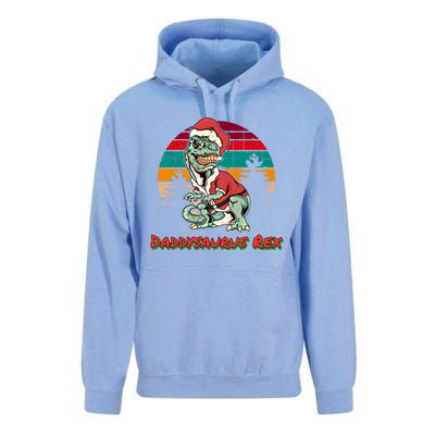 Daddysaurus Rex Gift Matching Pajama Christmas Dinosaur Great Gift Unisex Surf Hoodie