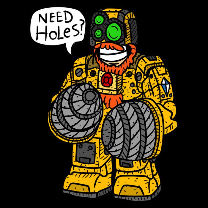 Deep Rock Galactic Driller. Drawstring Bag
