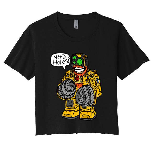 Deep Rock Galactic Driller. Crop Top
