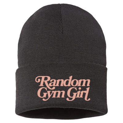Danorans Random Gym Girl Heavyweight Sustainable Knit Beanie