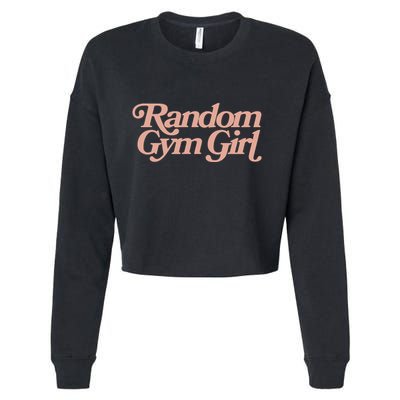 Danorans Random Gym Girl Heavyweight Cropped Pullover Crew