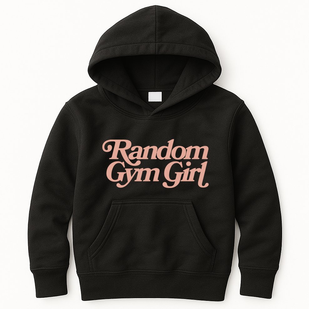 Danorans Random Gym Girl Heavyweight Kids Hoodie