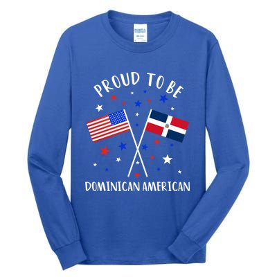 Dominican Republic Half Dominican Half American Cute Gift Tall Long Sleeve T-Shirt