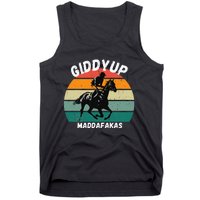 Derby Race Horse Funny Design Giddy Up Madafakas Tank Top