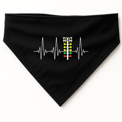 Drag Racer Heartbeat Drag Racing Race Track Light Tree USA-Made Doggie Bandana