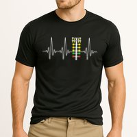 Drag Racer Heartbeat Drag Racing Race Track Light Tree Performance Shirt
