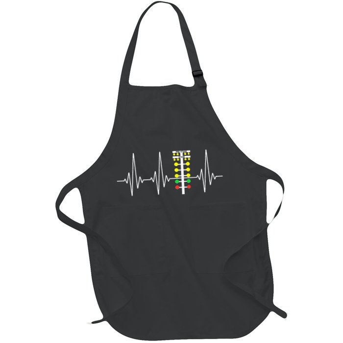 Drag Racer Heartbeat Drag Racing Race Track Light Tree Apron