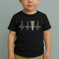 Drag Racer Heartbeat Drag Racing Race Track Light Tree Toddler T-Shirt
