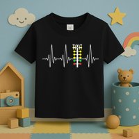 Drag Racer Heartbeat Drag Racing Race Track Light Tree Toddler T-Shirt