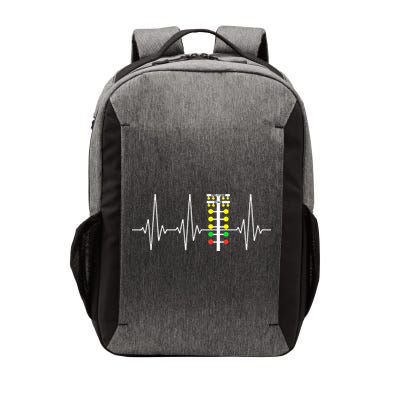 Drag Racer Heartbeat Drag Racing Race Track Light Tree Vector Backpack