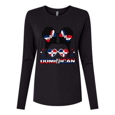 Dominican Republica Hispanic Heritage Dominicana Gift Womens Cotton Relaxed Long Sleeve T-Shirt