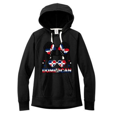 Dominican Republica Hispanic Heritage Dominicana Gift Women's Fleece Hoodie