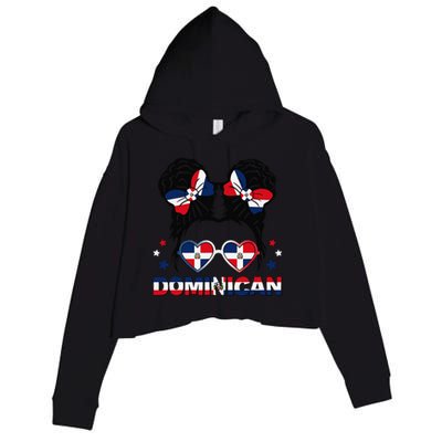 Dominican Republica Hispanic Heritage Dominicana Gift Crop Fleece Hoodie