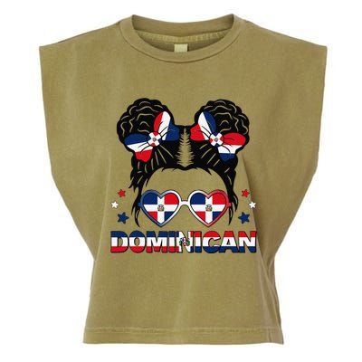 Dominican Republica Hispanic Heritage Dominicana Gift Garment-Dyed Women's Muscle Tee