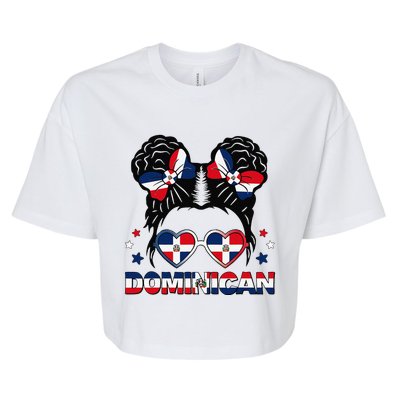 Dominican Republica Hispanic Heritage Dominicana Gift Bella+Canvas Jersey Crop Tee