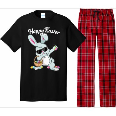 Dabbing Rabbit Happy Easter Day Eggs Dab Pajama Set