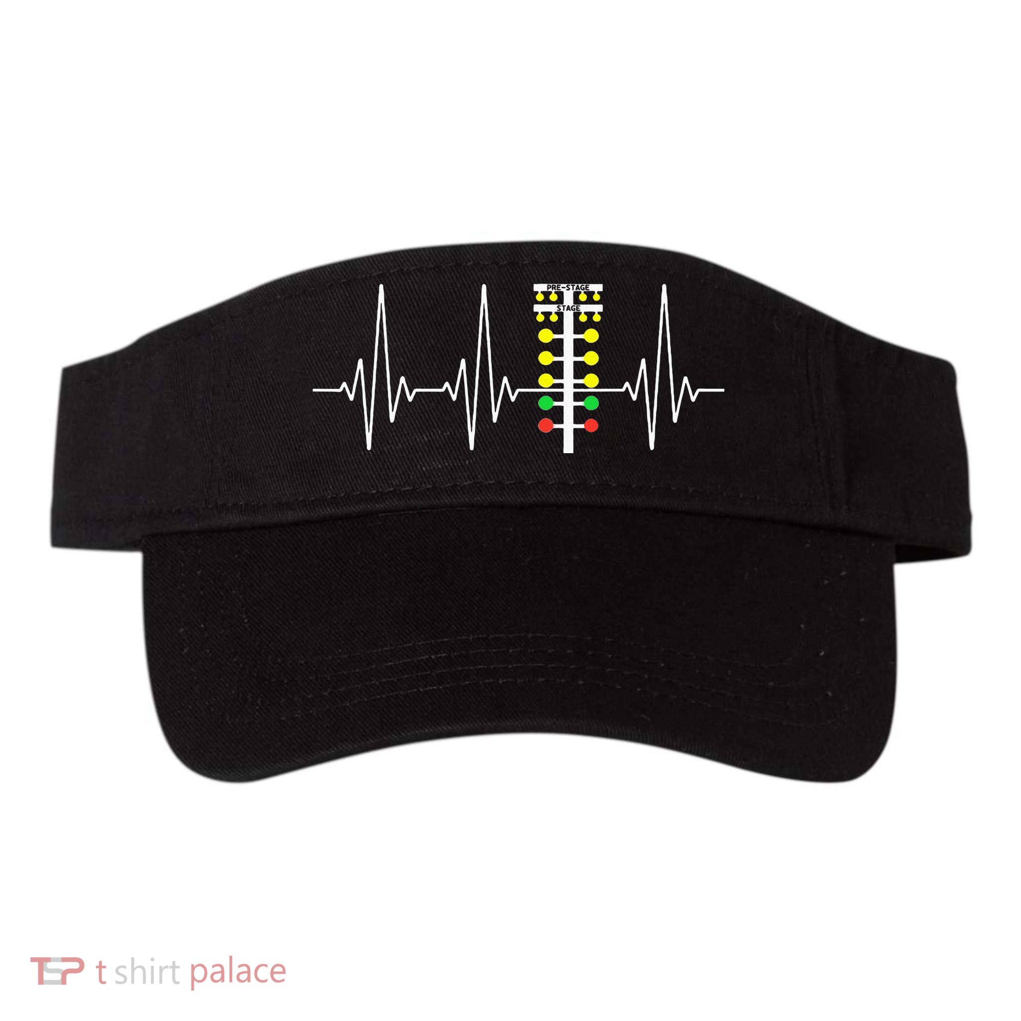 Drag Racer Heartbeat Drag Racing Race Track Light Tree Visor