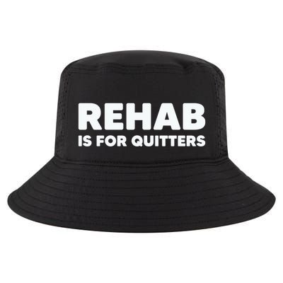 Drinking Rehab Is For Quitters Cool Comfort Performance Bucket Hat