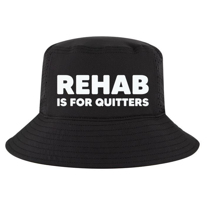 Drinking Rehab Is For Quitters Cool Comfort Performance Bucket Hat