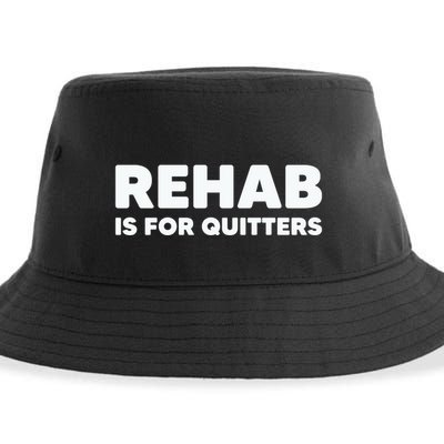 Drinking Rehab Is For Quitters Sustainable Bucket Hat