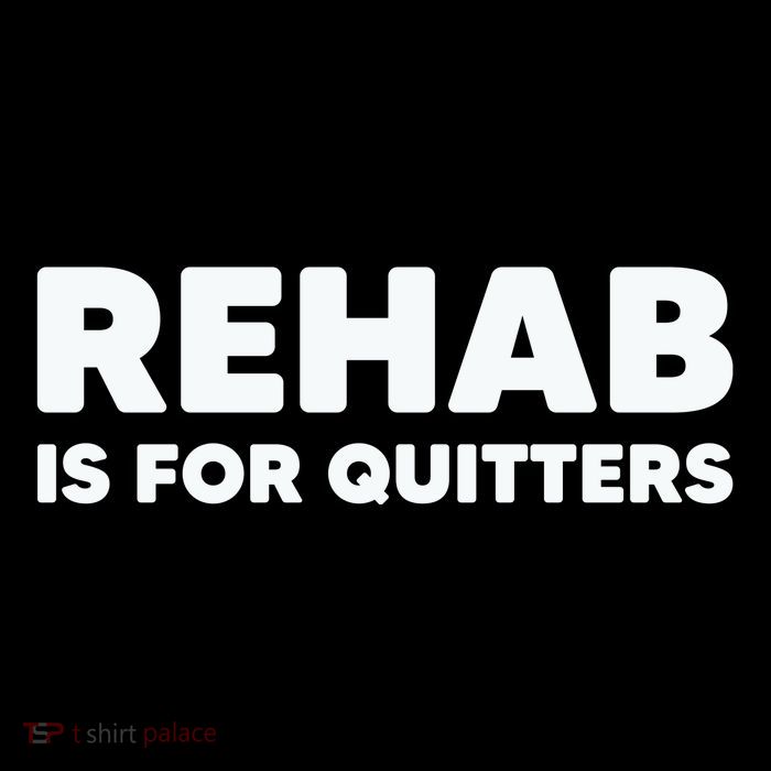 Drinking Rehab Is For Quitters Flatbill Hat