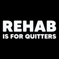 Drinking Rehab Is For Quitters 16 in Basic Backpack