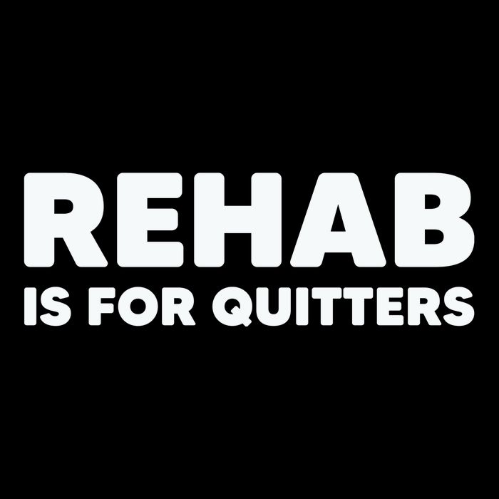 Drinking Rehab Is For Quitters Youth Performance Sprint T-Shirt