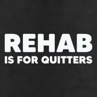 Drinking Rehab Is For Quitters Golf Towel