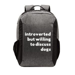 Dog Rescue Introverted But Willing To Discuss Dogs Vector Backpack