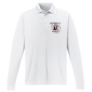 DonT Rewrite It Performance Long Sleeve Polo