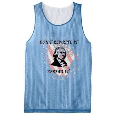 DonT Rewrite It Mesh Reversible Basketball Jersey Tank