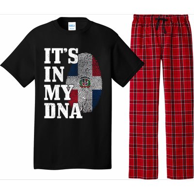 Dominican Republic It's In My Dna Dominican Flag Pride Cute Gift Pajama Set