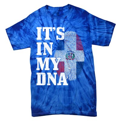 Dominican Republic It's In My Dna Dominican Flag Pride Cute Gift Tie-Dye T-Shirt