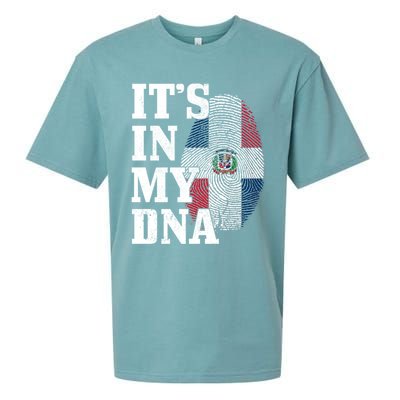 Dominican Republic It's In My Dna Dominican Flag Pride Cute Gift Sueded Cloud Jersey T-Shirt