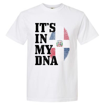 Dominican Republic It's In My Dna Dominican Flag Pride Cute Gift Garment-Dyed Heavyweight T-Shirt