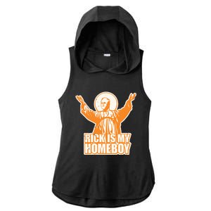 Drvawl Rick Is My Homeboy Ladies PosiCharge Tri-Blend Wicking Draft Hoodie Tank