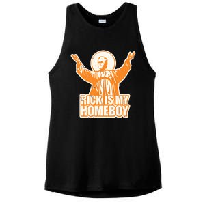 Drvawl Rick Is My Homeboy Ladies PosiCharge Tri-Blend Wicking Tank