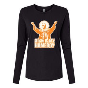 Drvawl Rick Is My Homeboy Womens Cotton Relaxed Long Sleeve T-Shirt