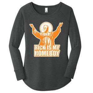 Drvawl Rick Is My Homeboy Women's Perfect Tri Tunic Long Sleeve Shirt