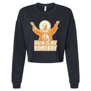 Drvawl Rick Is My Homeboy Cropped Pullover Crew