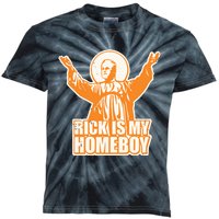 Drvawl Rick Is My Homeboy Kids Tie-Dye T-Shirt