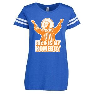 Drvawl Rick Is My Homeboy Enza Ladies Jersey Football T-Shirt