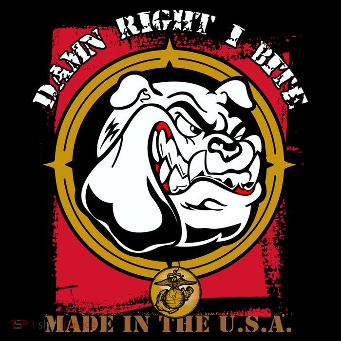 Damn Right I Bite Funny Dog Flexfit Unipanel Trucker Cap