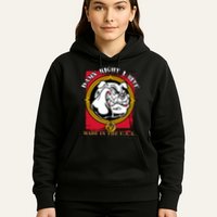 Damn Right I Bite Funny Dog Hoodie