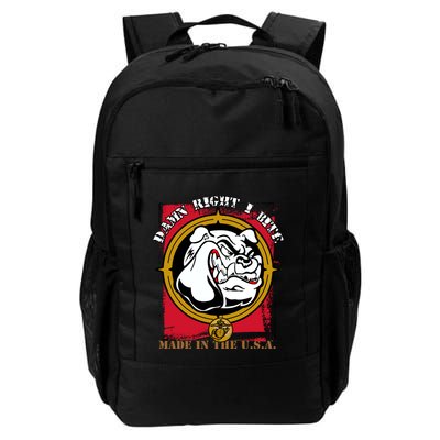 Damn Right I Bite Funny Dog Backpack
