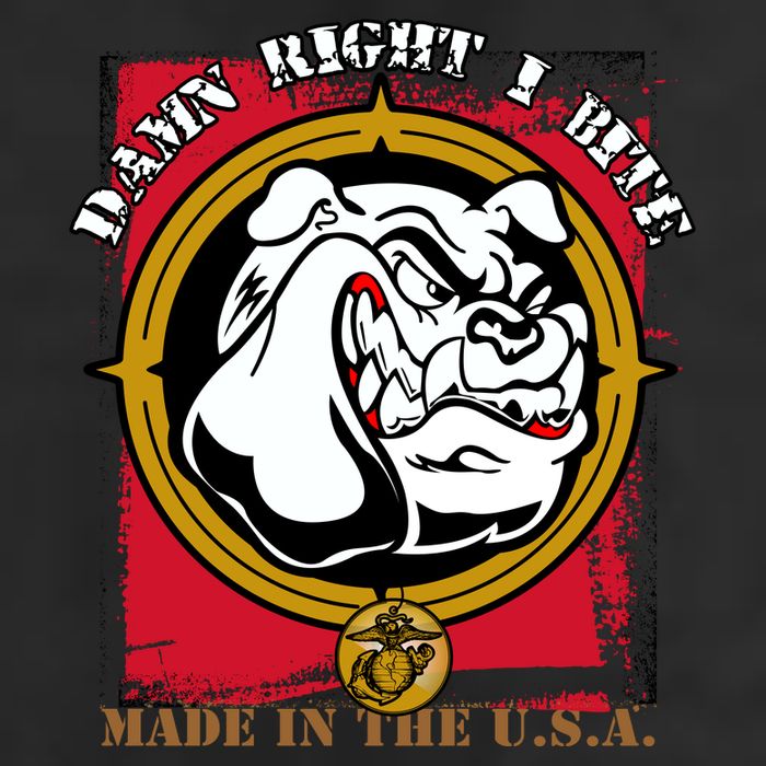 Damn Right I Bite Funny Dog Golf Towel