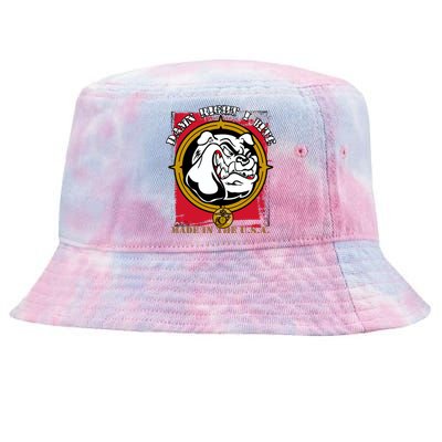 Damn Right I Bite Funny Dog Tie-Dyed Bucket Hat